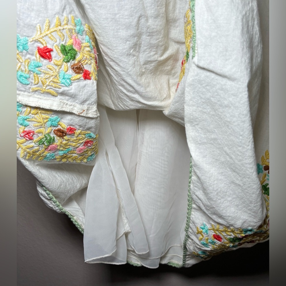Women’s Medium floral Tunic XXI Embroidered Tank Dress - Picture 7 of 10